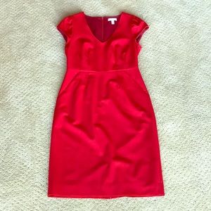 Red cocktail dress